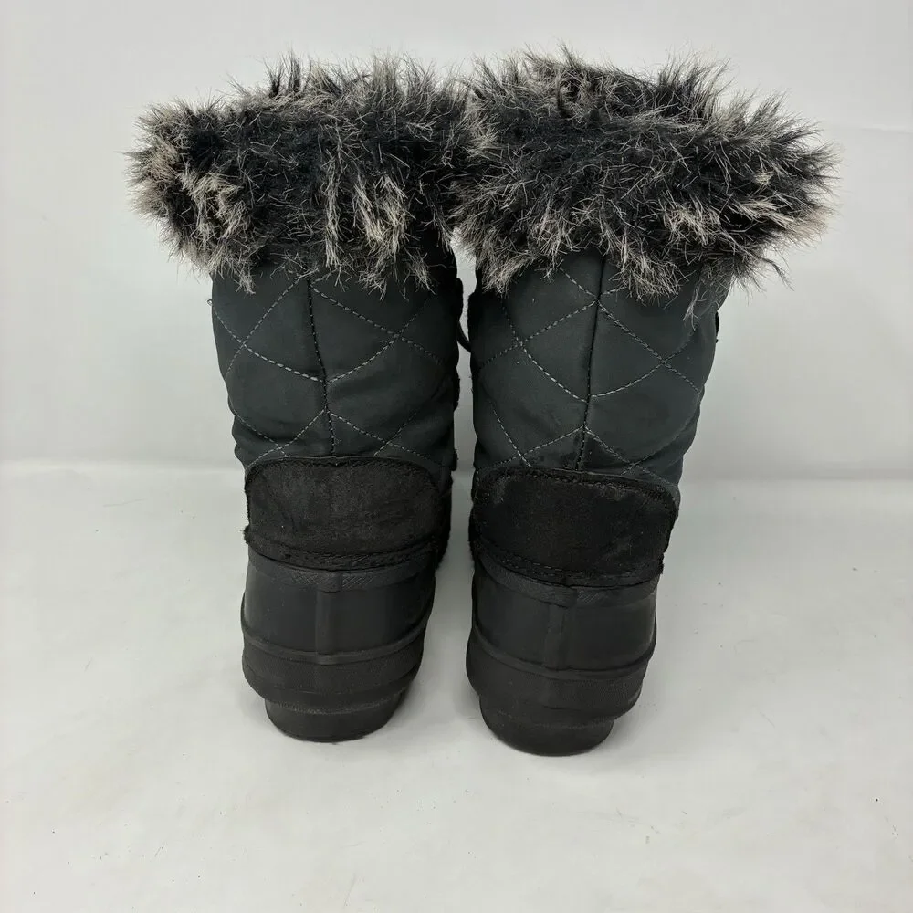 ITASCA Women's Snow Boots Shearling Fur Lined Size 8 Waterproof